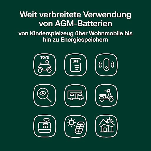 Green Cell AGM04 Batterie de l'onduleur Sealed Lead Acid (VRLA) 12 V 7 Ah
