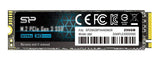 SILICON POWER SSD P34A60 256Go M.2 PCIe Gen3 x4 NVMe 2200/1600 Mo/s