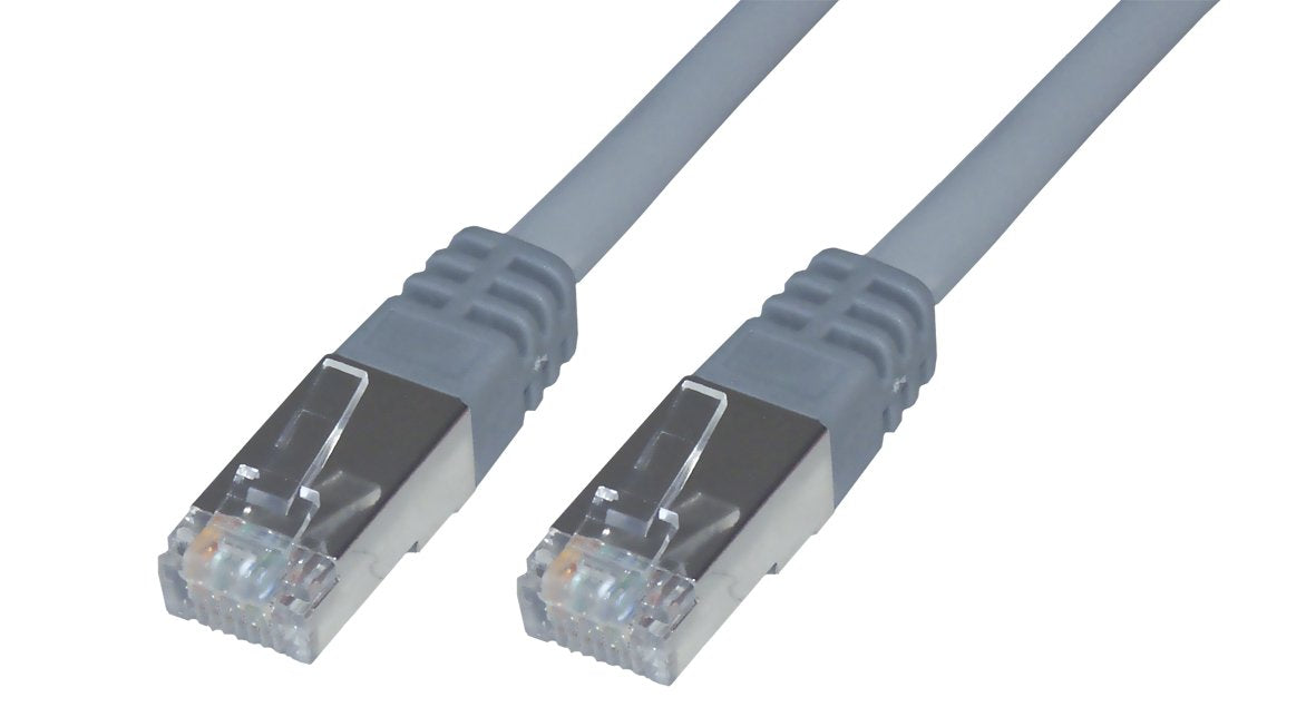 MCL Cordon Ethernet de brassage RJ45 CAT6 A F/UTP - 10m Gris
