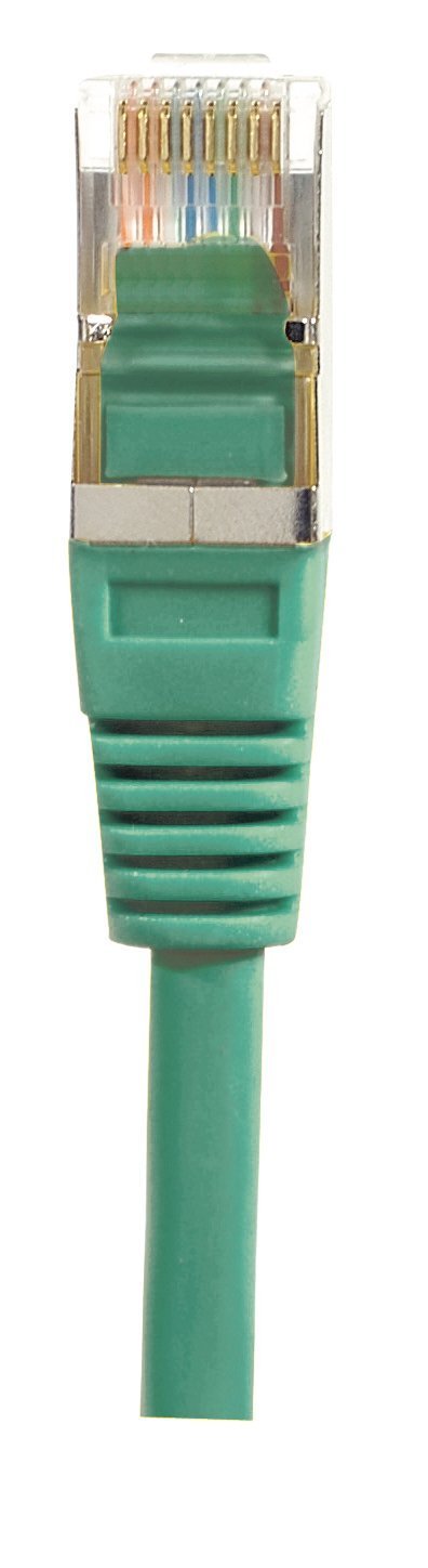 Cordon RJ45 catégorie 6 F/UTP vert - 1 m