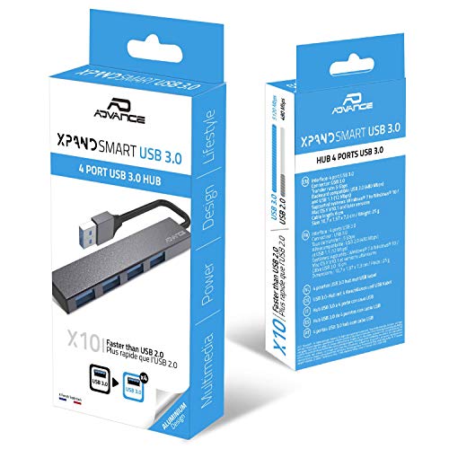 Hub USB 4 ports 3.0 autoalimenté