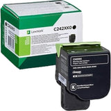 LEXMARK C242XK0 Black Extra High Yield Return Program Toner Cartridge 6.000 pages