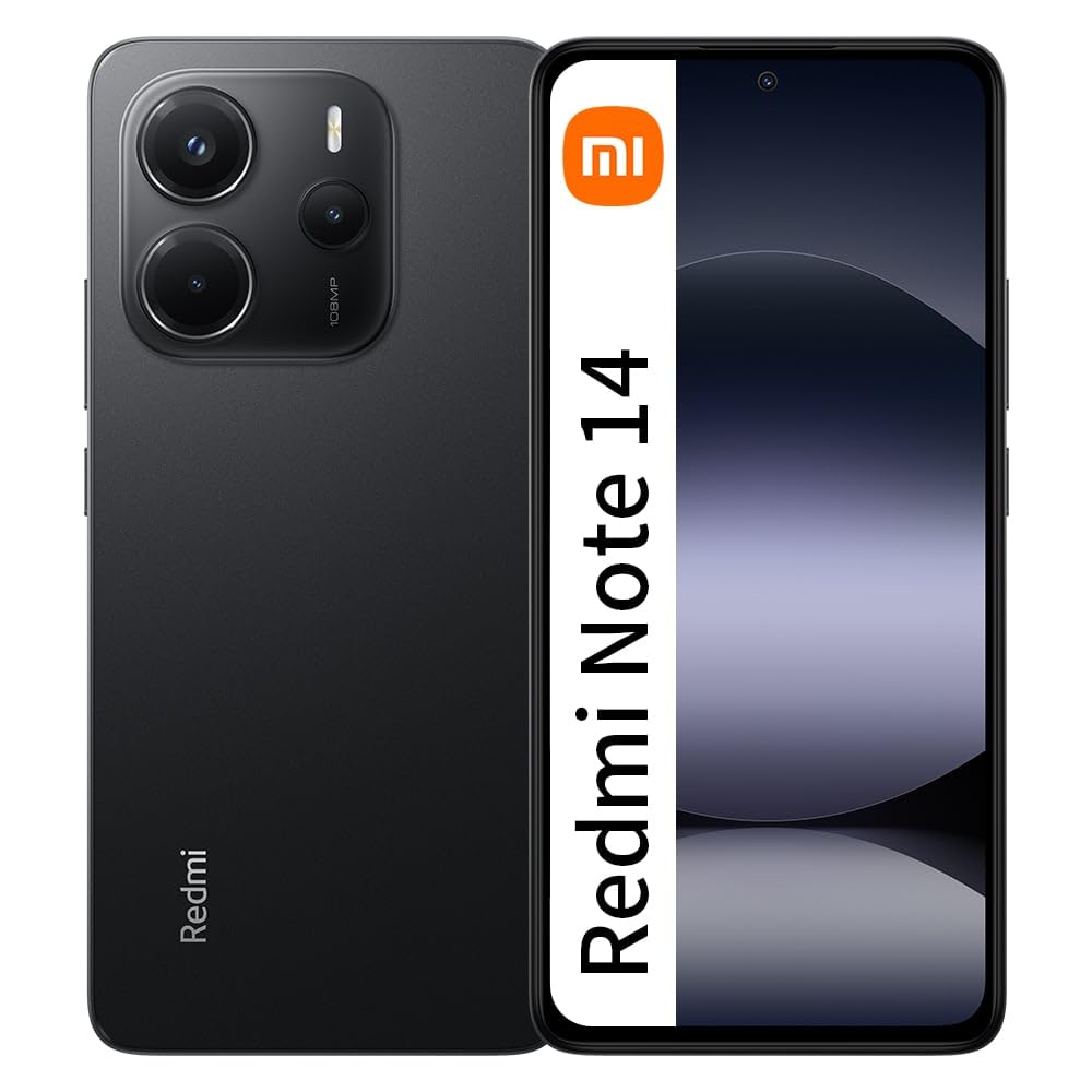 Xiaomi Redmi Note 14 4G (Double Sim - 6.67", 256 Go, 8 Go RAM) Noir