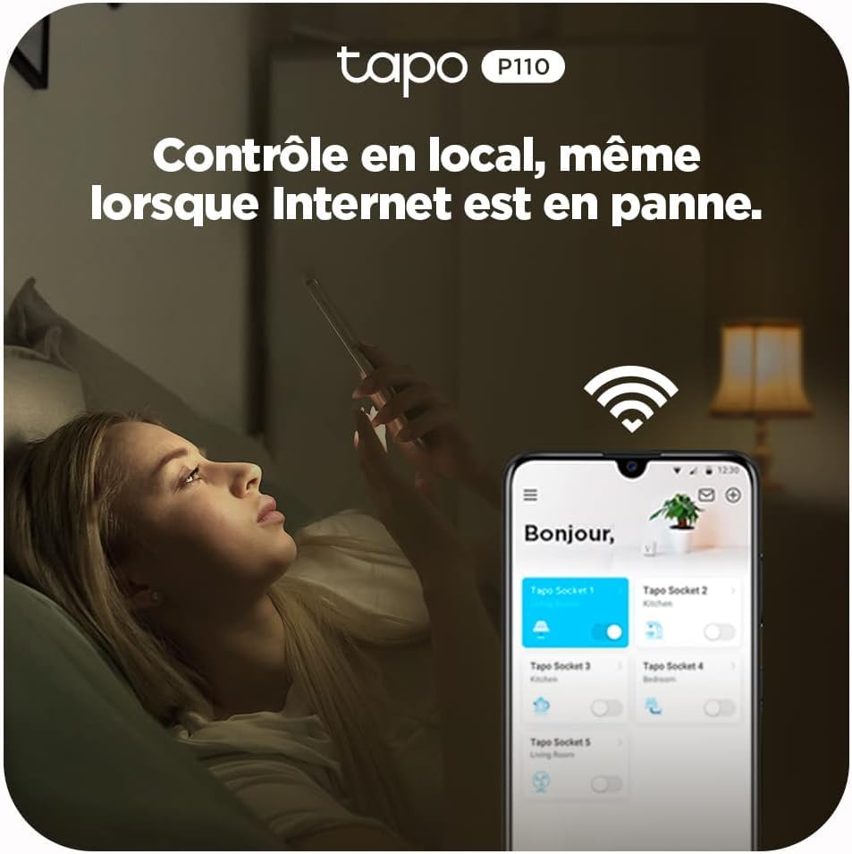 TP-LINK TAPO P110 Mini Smart Wi-Fi Socket Energy Monitoring Replace the EOL model HS110