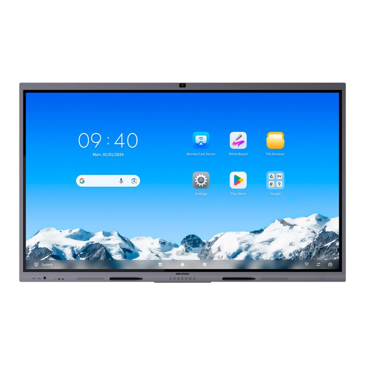 ECRAN HIKVISION 86'' 4K Interactive 3840x2160 16h/7j 480cd/m  VA LED 50pts 5 ms