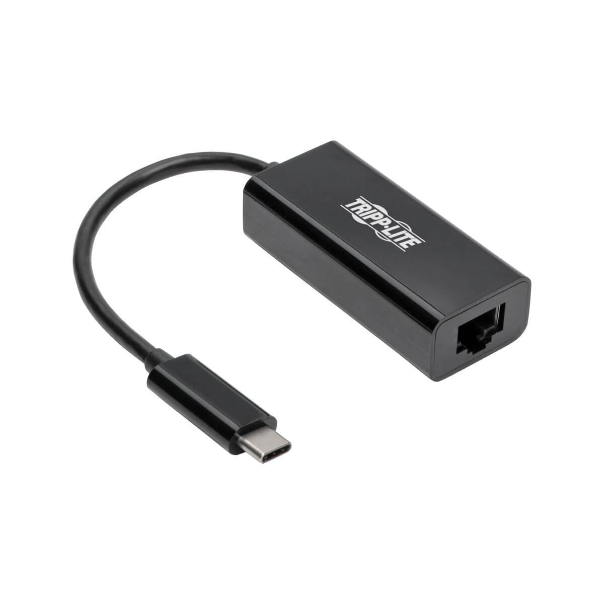 EATON TRIPPLITE USB-C to Gigabit Network Adapter with Thunderbolt 3 Compatibility Black