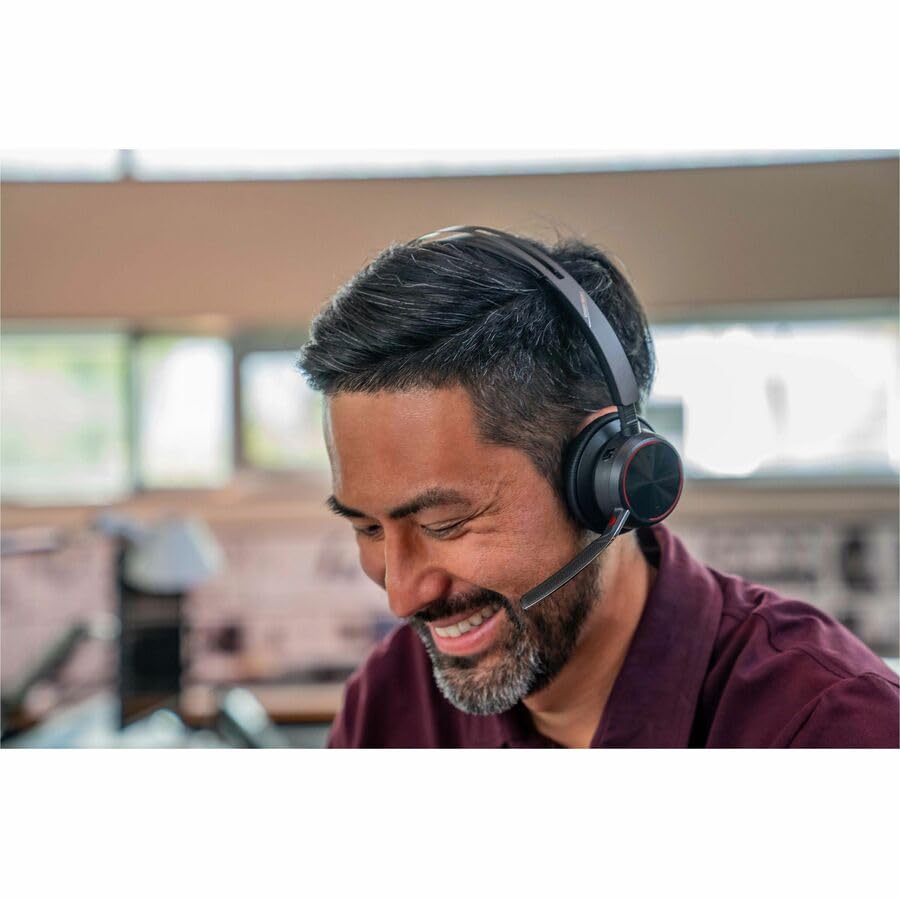 HP Poly Voyager Focus 2 USB-C Bluetooth Headset +USB-C/A Adapter