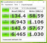 TRANSCEND 16GB JETFLASH750 USB3.0 MLC black