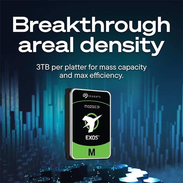 SEAGATE Disque dur Exos M 30To SATA 6 Gbit/s 7200tr/min 512Mo de mémoire cache 3.5pouces