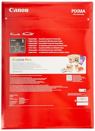 CANON PP-201 plus photo  papier 260g/m2 A3 20 feuilles pack de 1