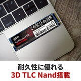 SILICON POWER SSD P34A80 512Go M.2 PCIe Gen3 x4 NVMe 3400/3000 Mo/s