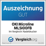 OKI Microline ML5100FB eco 24needle printer USB2.0 PAR SER monochrom 360x360dpi