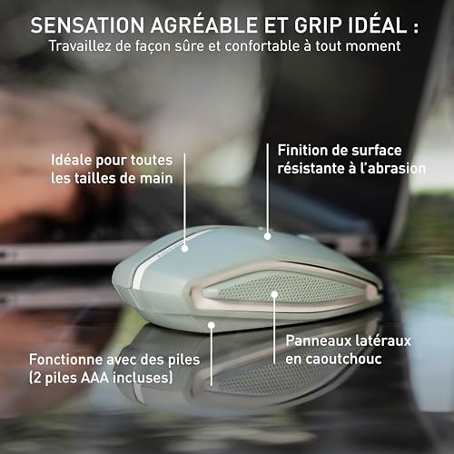CHERRY Souris Gentix BT Bluetooth vert agave