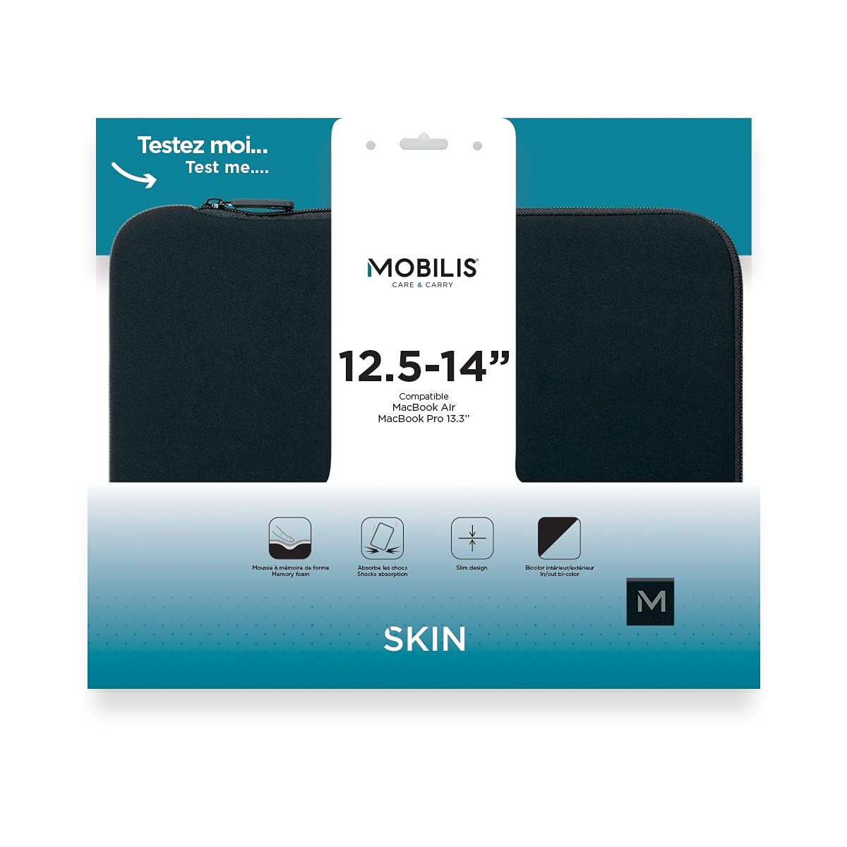 Skin Memory Foam 12.5-14'' Black Grey