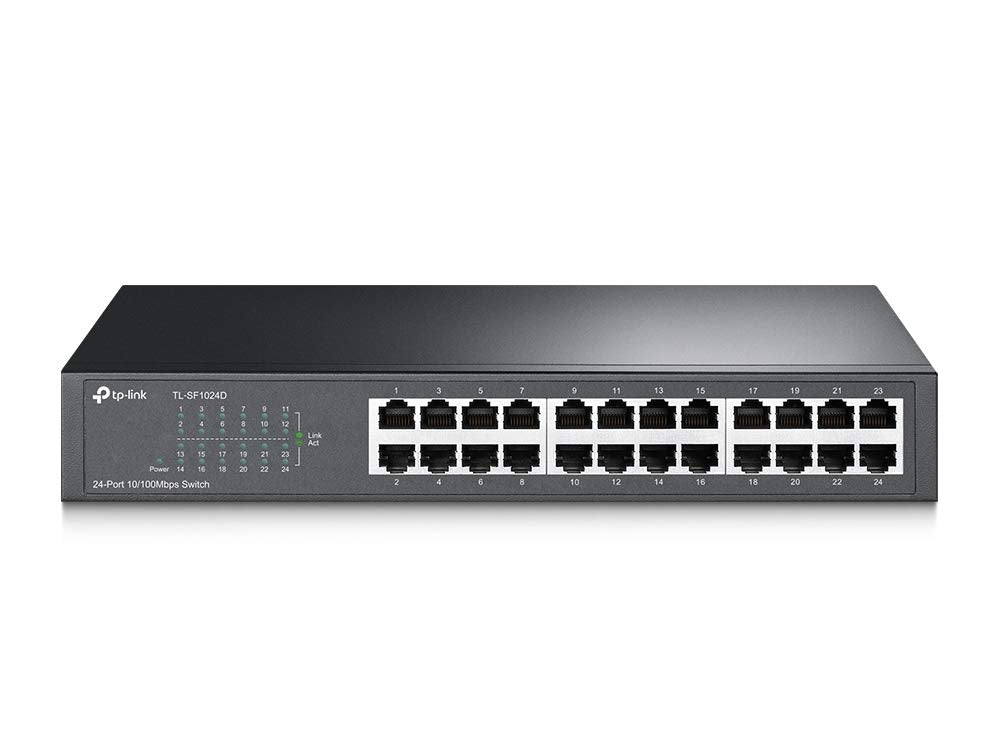 24 p 10/100M Switch 13 inch rack-mount