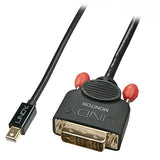 LINDY Mini DisplayPort to DVI-D Cable 1m black