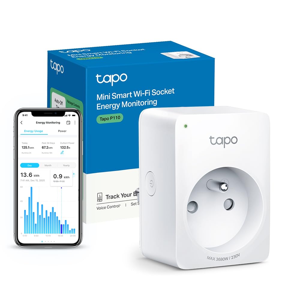 TP-LINK TAPO P110 Mini Smart Wi-Fi Socket Energy Monitoring Replace the EOL model HS110