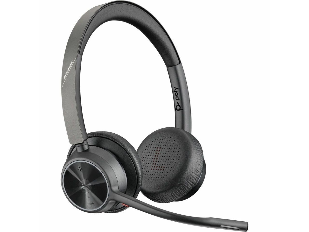 HP Poly Voyager 4320-M +USB-A to USB-C Cable +BT700 dongle Sans fil Arceau Bureau/Centre d'appels USB Type-A Bluetooth Socle de chargement Noir