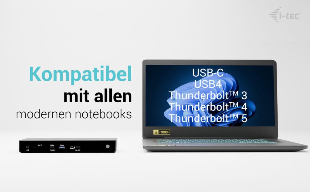 I-TEC Thunderbolt4 3xDisplay DS 2xHDMI 1xTB3 1x2.5GLAN 1xUSB-C Gen2 2xUSB-A Gen2 2xUSB-A Gen1 SD+TF Cardreader 1x Audio/Mic PD 96W