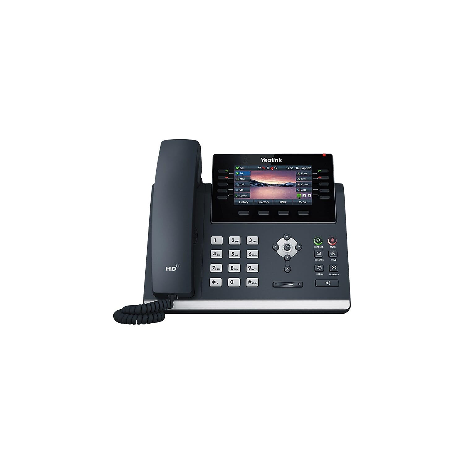 Yealink SIP-T46U téléphone fixe Gris LCD Wifi
