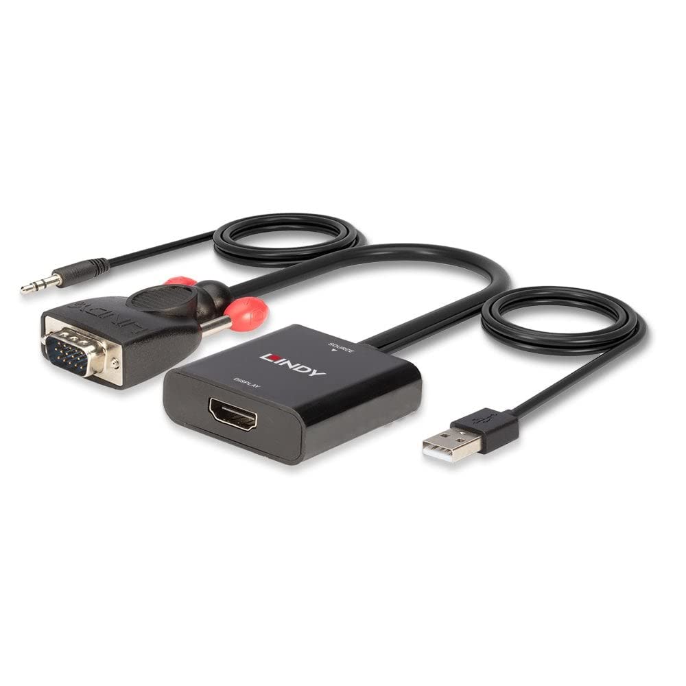 LINDY VGA & Audio to HDMI Converter