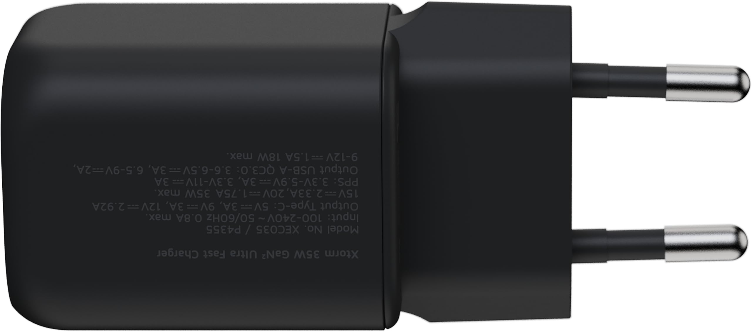 XTORM Chargeur mural écologique XEC0351 35 W 2 ports USB-A USB-C PD certifié GRS