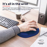 TRUST Tapis de souris ergonomique BIGFOOT - bleu