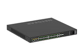 NETGEAR M4250-26G4XF-PoE+ Géré L2/L3 Gigabit Ethernet (10/100/1000) Connexion Ethernet, supportant l'alimentation via ce port (PoE) 1U Noir