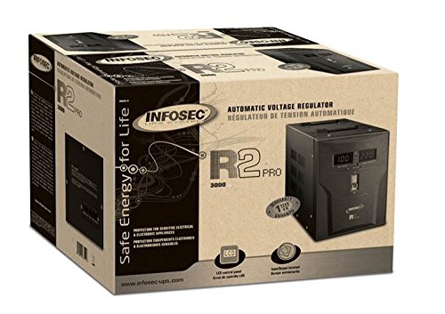 INFOSEC Régulateur de tension R2 PRO 3000 VA