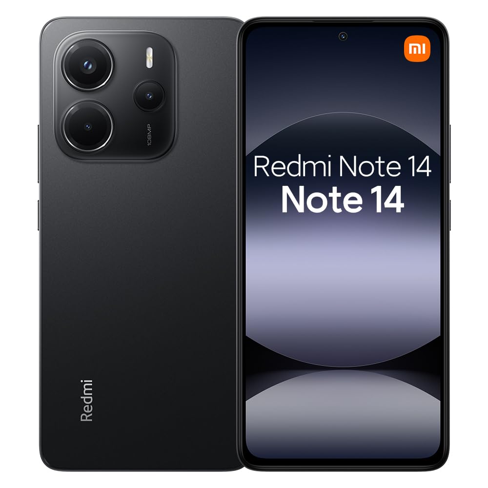 Xiaomi Redmi Note 14 4G (Double Sim - 6.67", 256 Go, 8 Go RAM) Noir