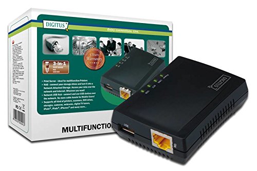 Digitus Serveur réseau multifonctionUSB 2.0 a 1 port