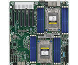 ASRock ROME2D16-2T, 2xSKT SP3, AMD EPYC 7000, SoC, SATA, NVMe, 2xM.2, 2x10GbE, IPMI
