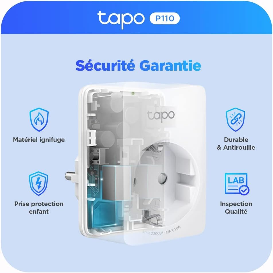 TP-LINK TAPO P110 Mini Smart Wi-Fi Socket Energy Monitoring Replace the EOL model HS110