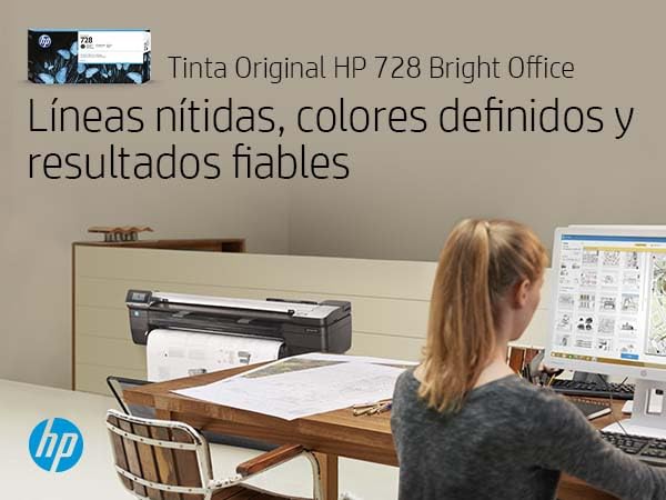 HP 728 original 130-ml Cyan Ink cartridge F9J67A