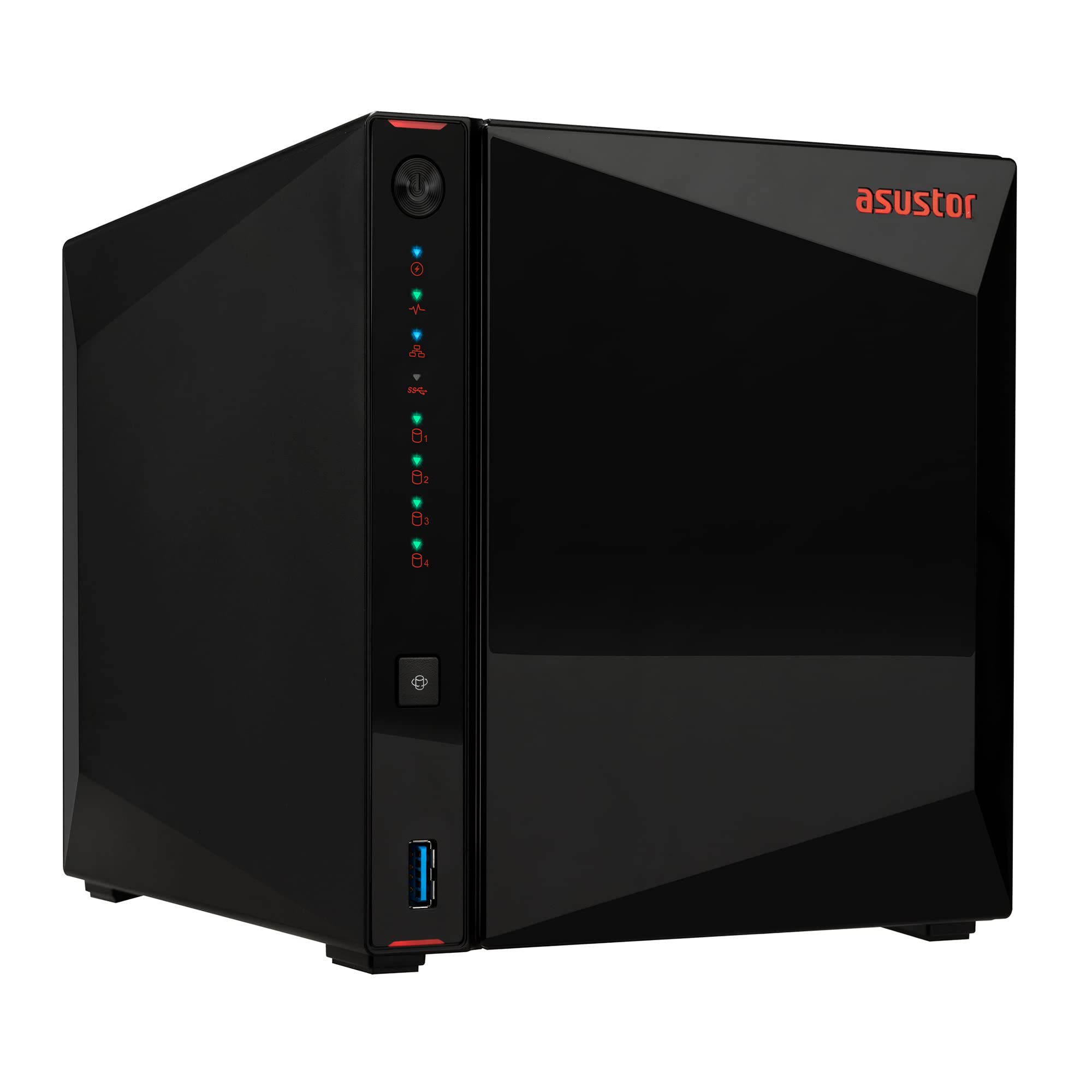 ASUSTOR NIMBUSTOR - AS5404T - NAS 4 baies - Intel Celeron N5105 Quad-Core - 4Go DDR4 - 2.5GbE x2 - NVMe - Tour - Garantie 3 ans