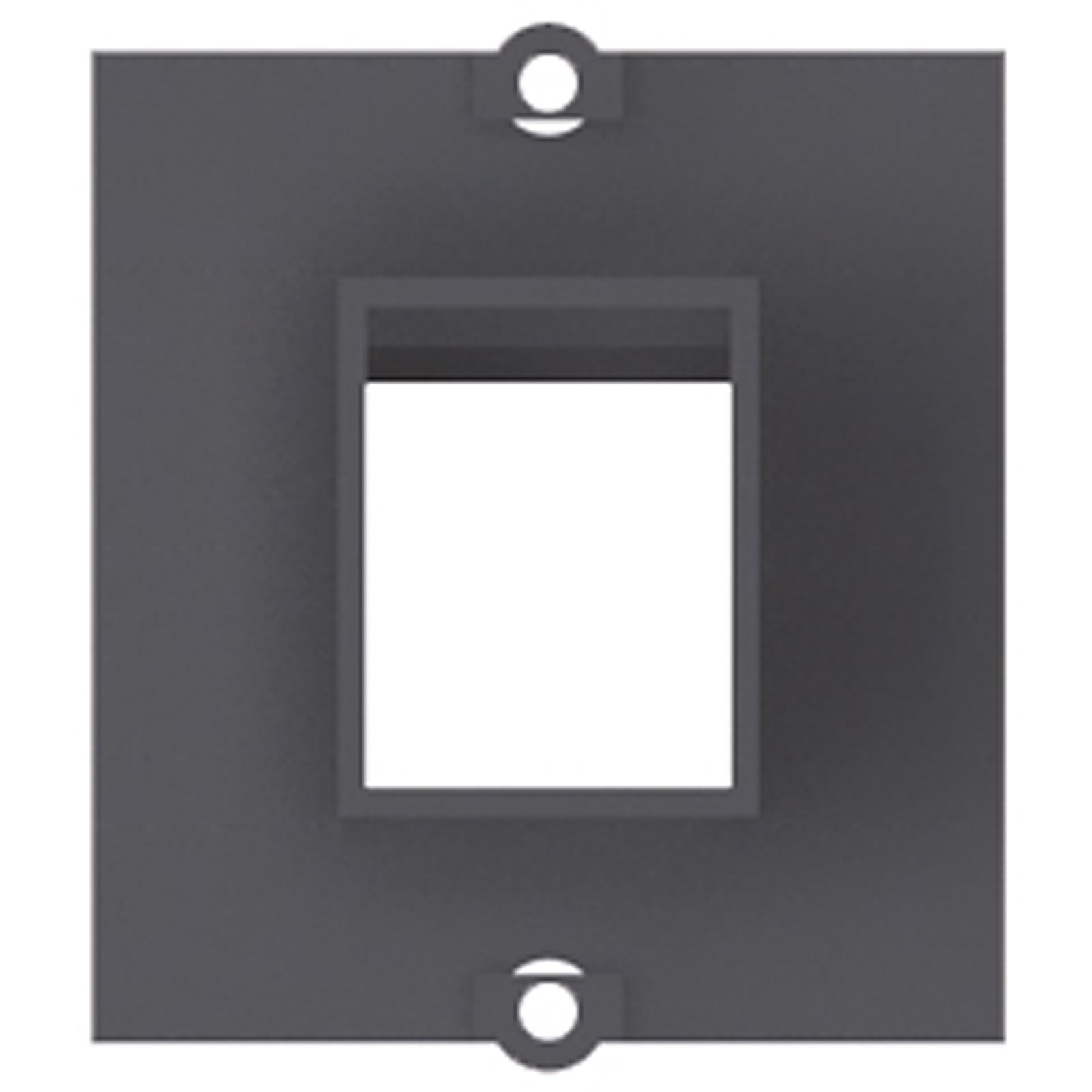 BACHMANN Plastron vide 1 embase keystone (RJ45, USB, HDMI)