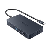 TARGUS HyperDrive Universal USB-C 7-in1 Dual HDMI Mobile Dock - Grey - for M1/M2mBAir/Pro