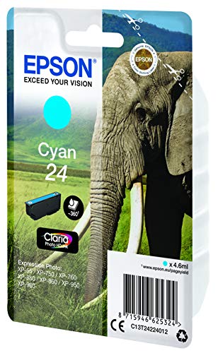 Cartouche EPSON C13T24224012 24 - Cyan