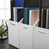 DYMO Ruban D1 noir sur blanc, 12 x 7 mm, pack éco 8 + 2