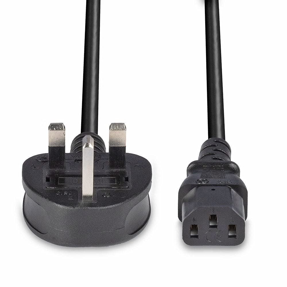 LINDY 2m IEC mains lead UK