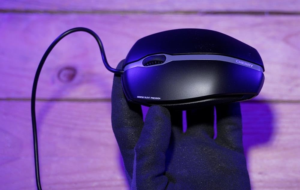 CHERRY Souris Gentix USB blanc, gris