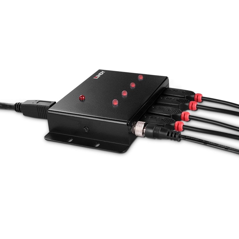 LINDY 4 Port USB 3.0 Metal Hub