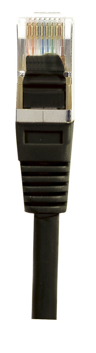Cordon RJ45 catégorie 6 S/FTP noir - 1 m