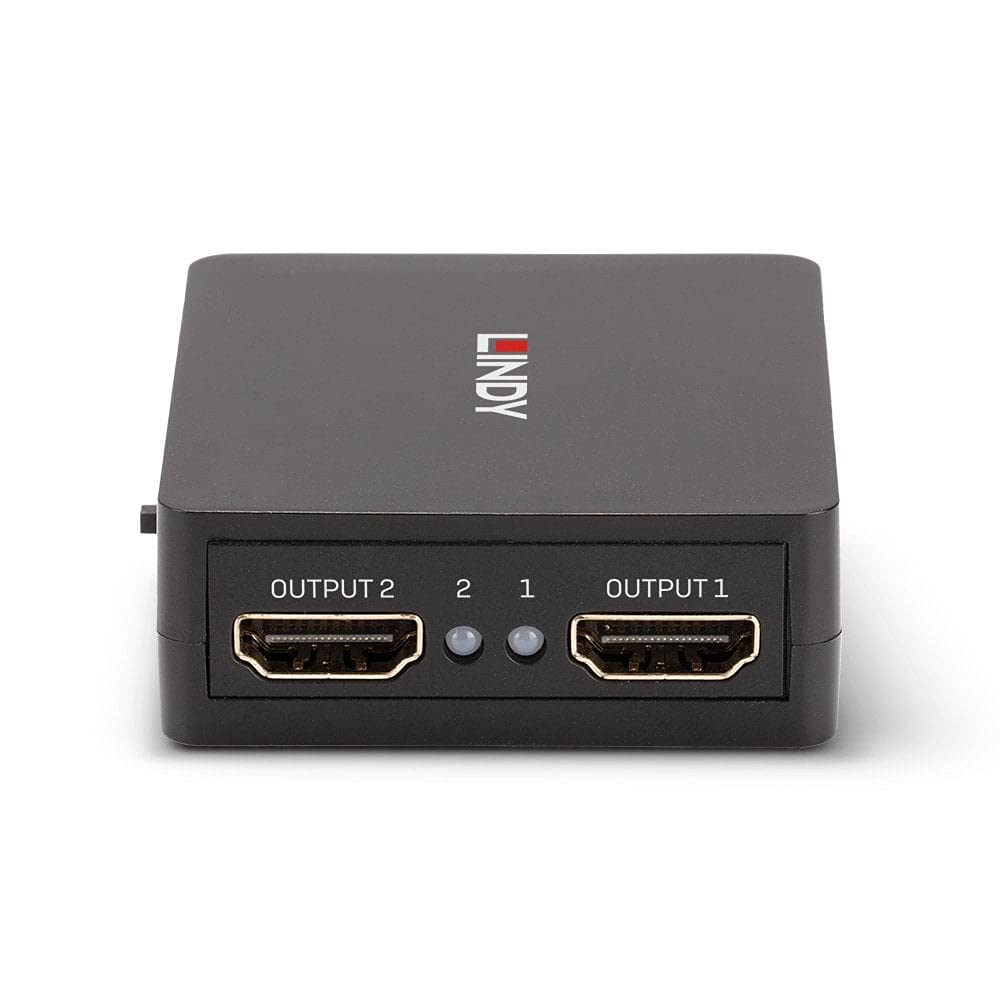 LINDY 2 Port HDMI 18G Splitter Compact