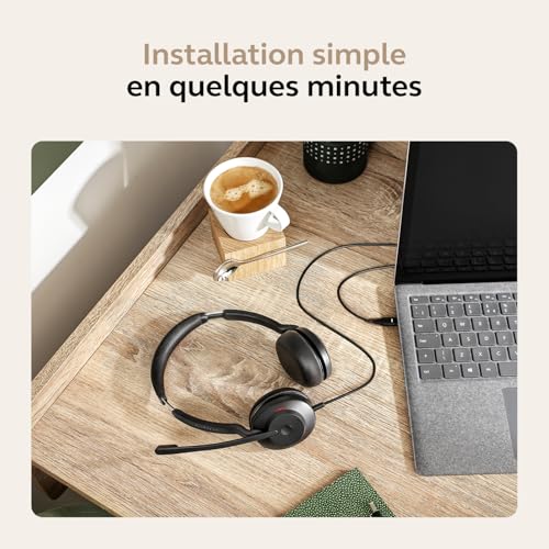 Jabra 23189-989-979 Evolve2 30 SE Casque stéréo UC filaire Noir