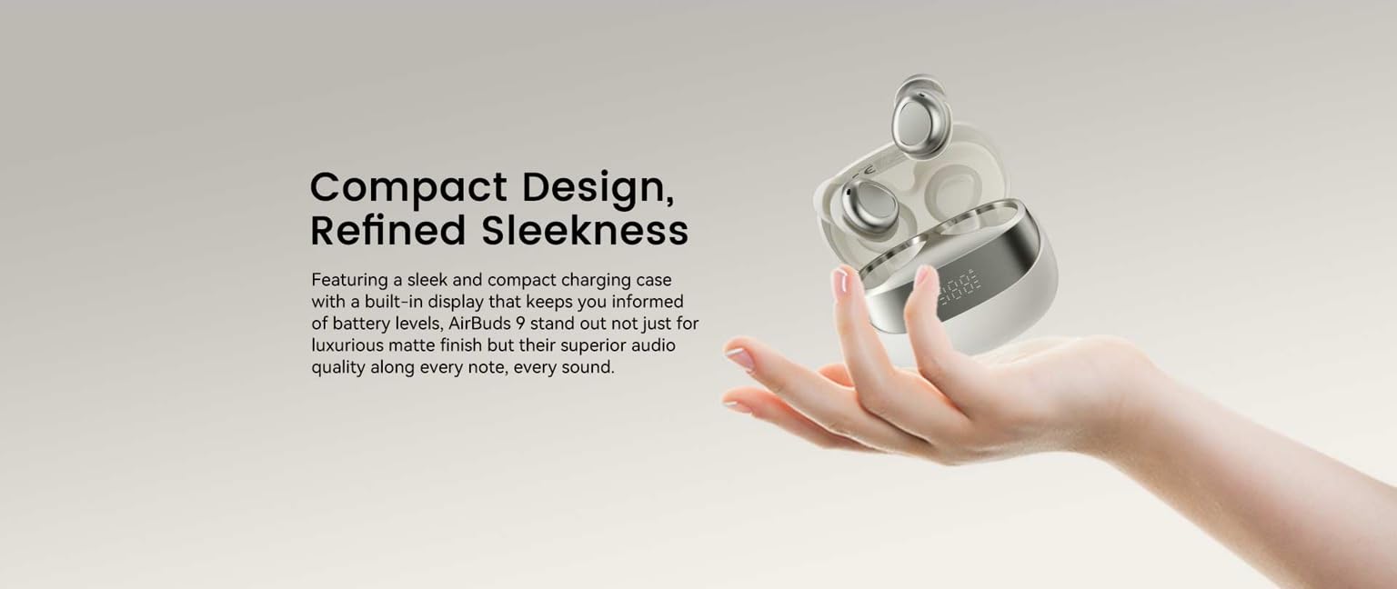 Blackview Airbuds 9 (Ã‰cran d'Affichage - Bluetooth 5.4) Blanc