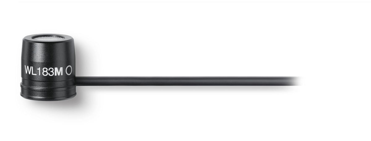 Shure WL183MB/O-TQG Micro cravate omnidirectionnel, TQG, noir