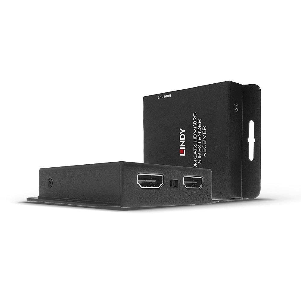 LINDY 70m Cat.6 HDMI 10.2G & IR Extender Amplify HDMI 10.2G & IR signals over 70m via Cat.6 cable