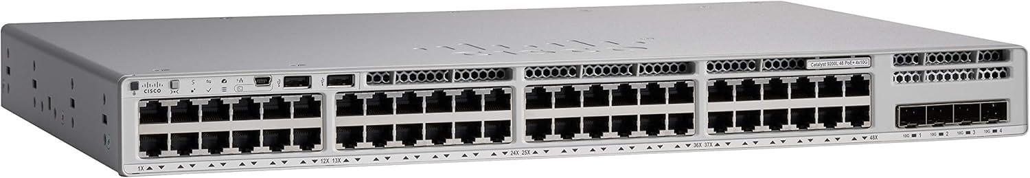 CISCO Catalyst 9200L 48-port PoE+ 4x10G uplink Switch Network Advantage