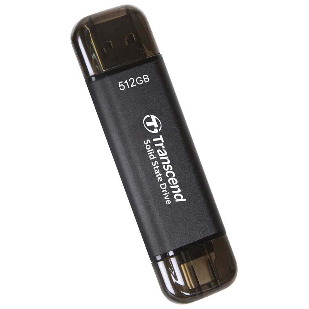 TRANSCEND ESD310C 512Go External SSD USB 10Gbps Type C/A